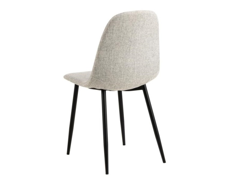 Krzesło Celia szare jasne/ czarne - ACTONA